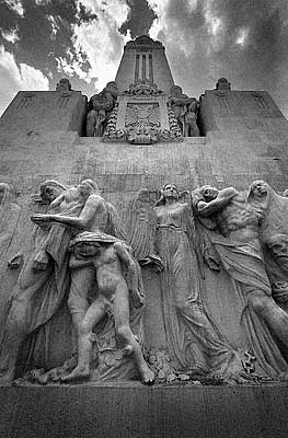 The entrance gate of Zentralfriedhof Central Cemetery - done in Jugendstil, like much of the Zentralfriedhof's infrastructure