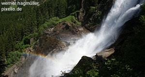 The waterfalls of Krimml are the highest in Austria - and a great day-trip destination if combined with a hike