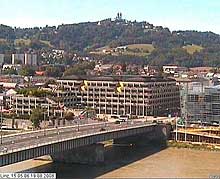 This Linz Webcam shows the P&ouml;stlingberg in Linz