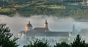 The old monastery of P&ouml;llau in Styria is a popular day-trip destination from Graz