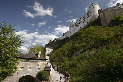 The Hohensalzburg Fortress in Salzburg is among the biggest castles in Europe