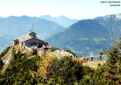 The Kehlsteinhaus in Bavaria, also called 'the Eagle's Nest'