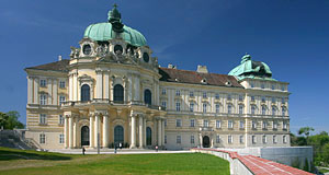 Klosterneuburg just north of Vienna was modelled after the Escorial in Madrid