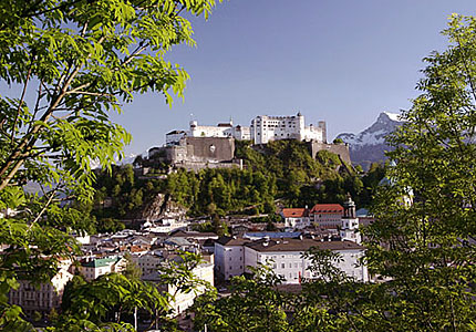 A view on Salzburg&prime;s beautiful city centre