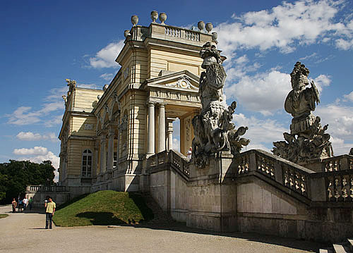 The Gloriette, a super-size folley in the parks of Sch&ouml;nbrunn Palace