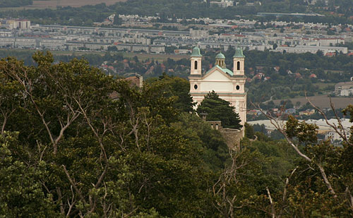 The church of Leopoldsberg north of Vienna