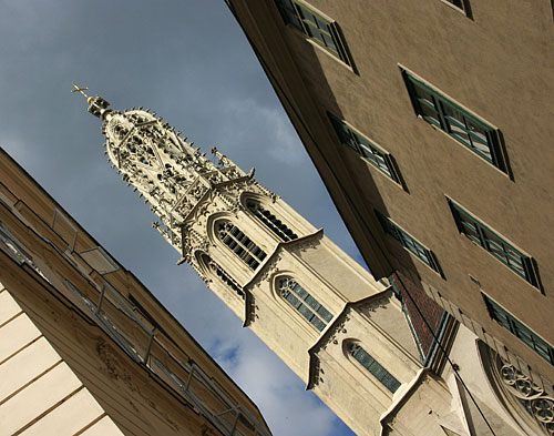 Maria am Gestade, a Gothic church in Central Vienna