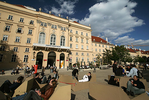 The MuseumsQuartier is Vienna's new Museum District